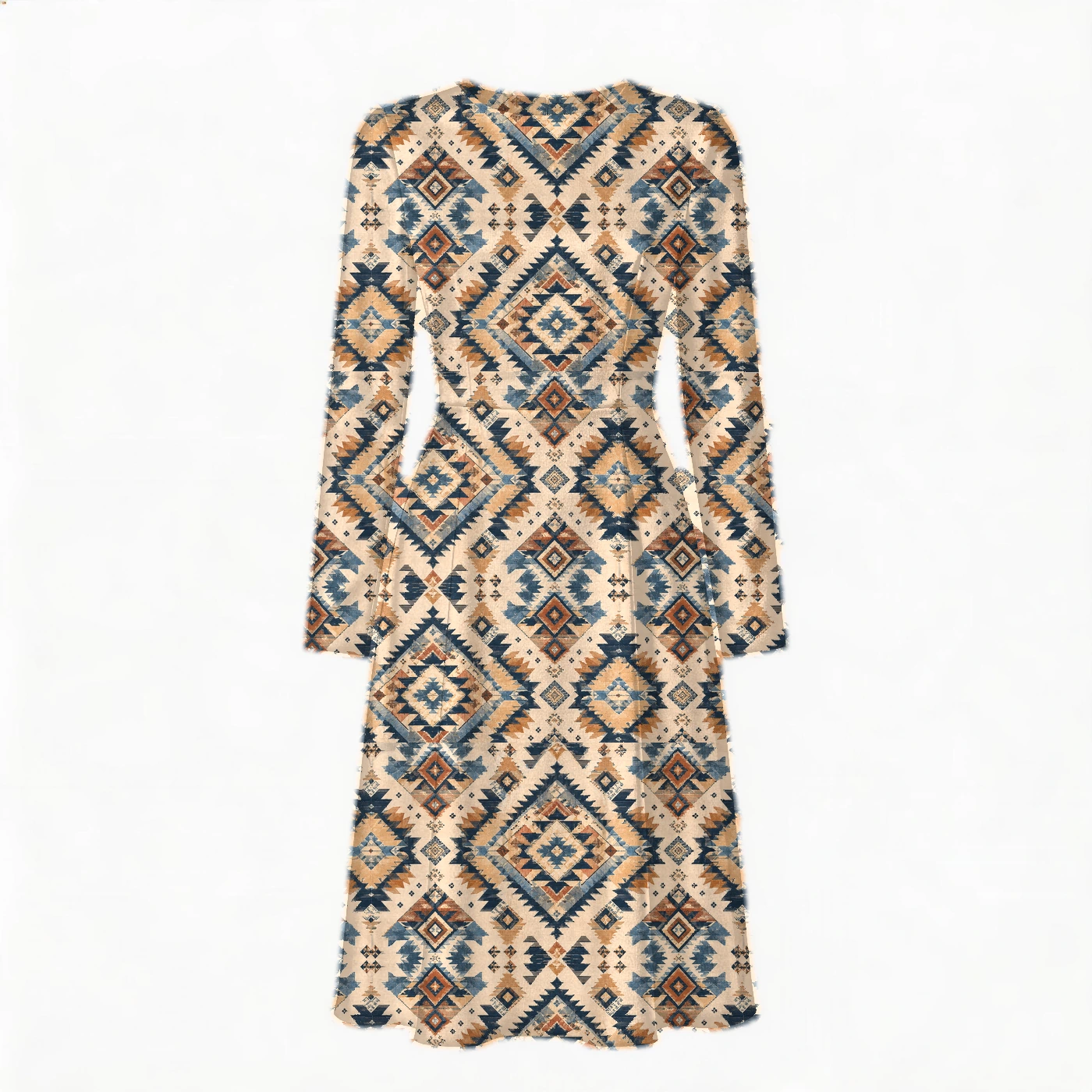 Floral Pattern FL012 Dress mockup