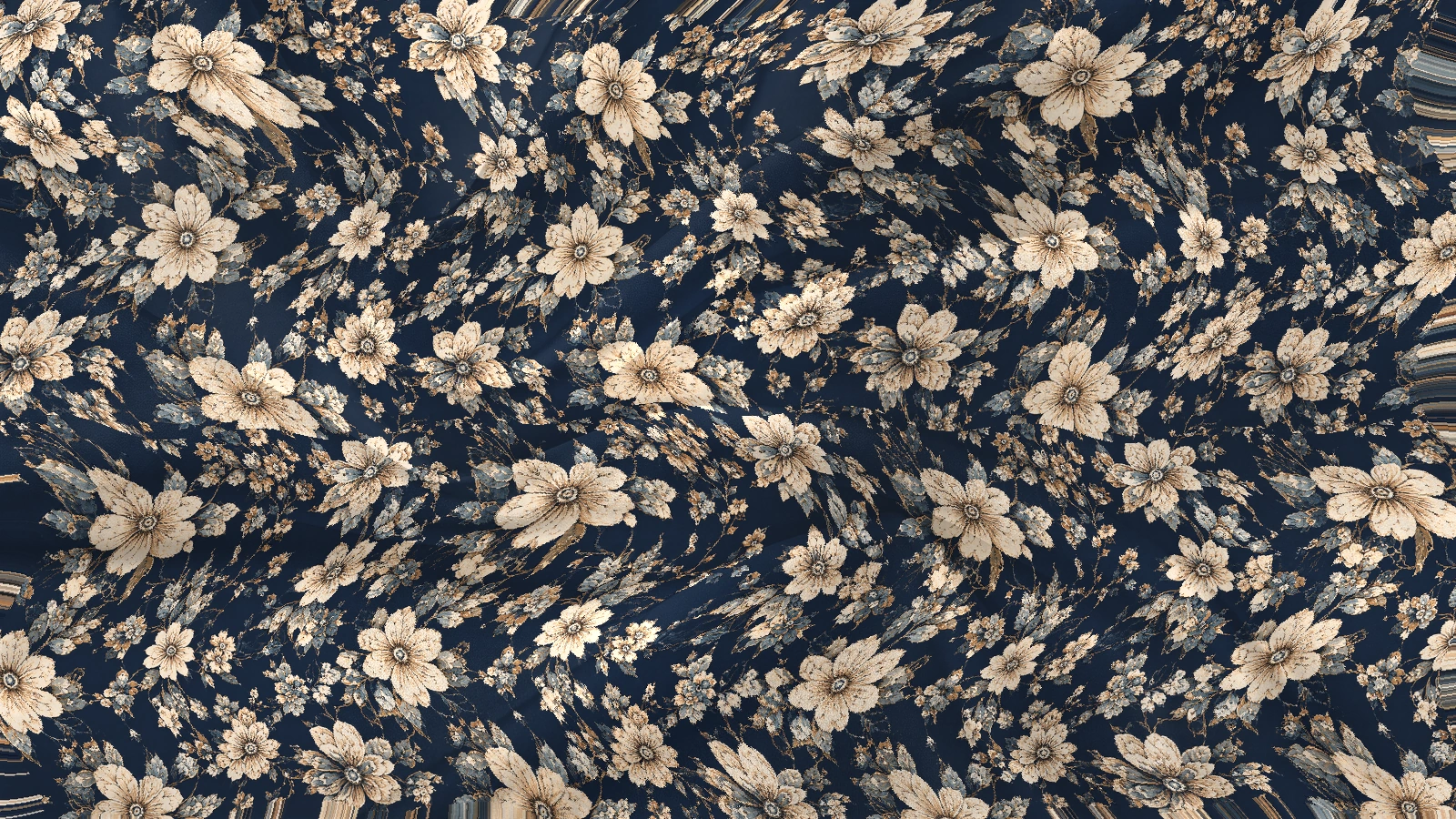 Floral Pattern FL002 Fabric mockup