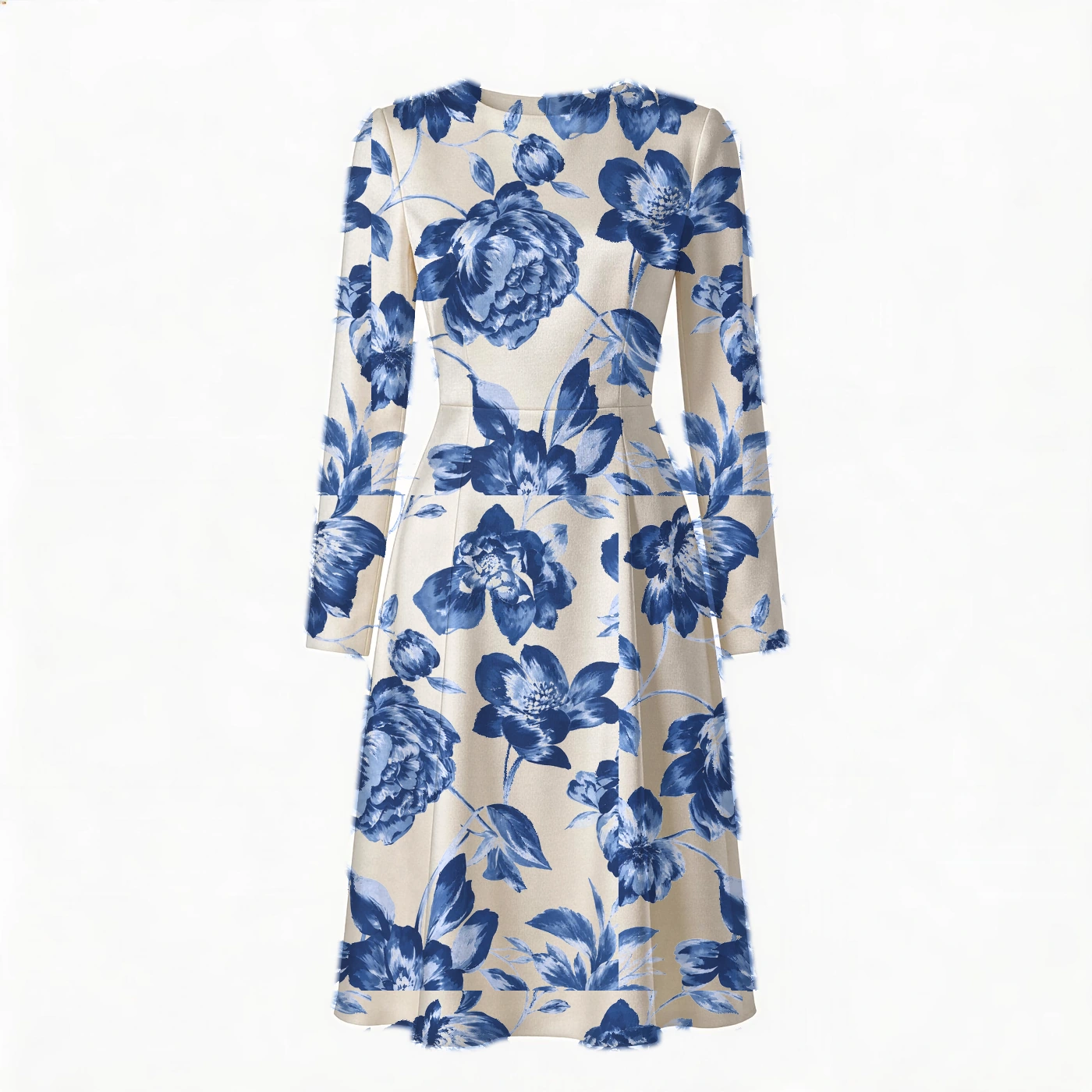 Floral Pattern FL005 Dress mockup
