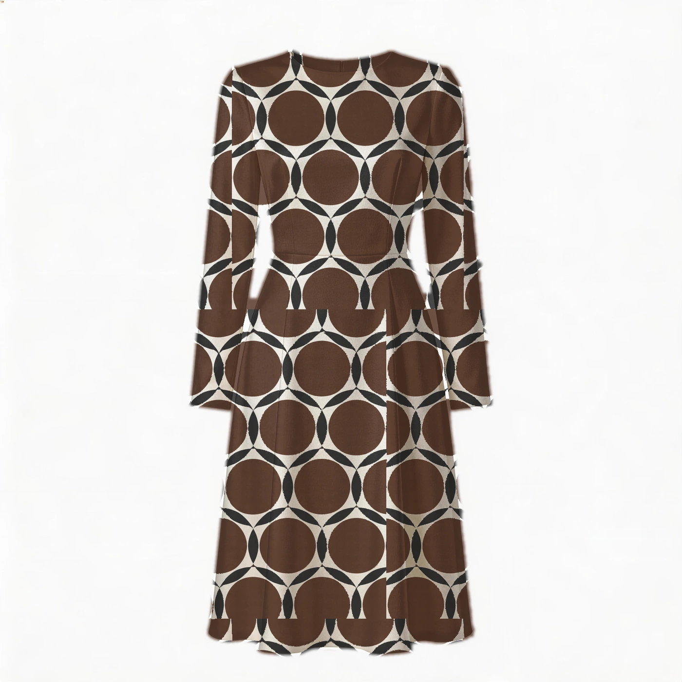 Geometric Pattern JH001 Dress mockup