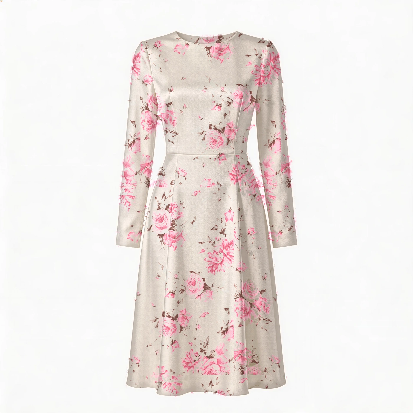 Floral Pattern FL007 Dress mockup