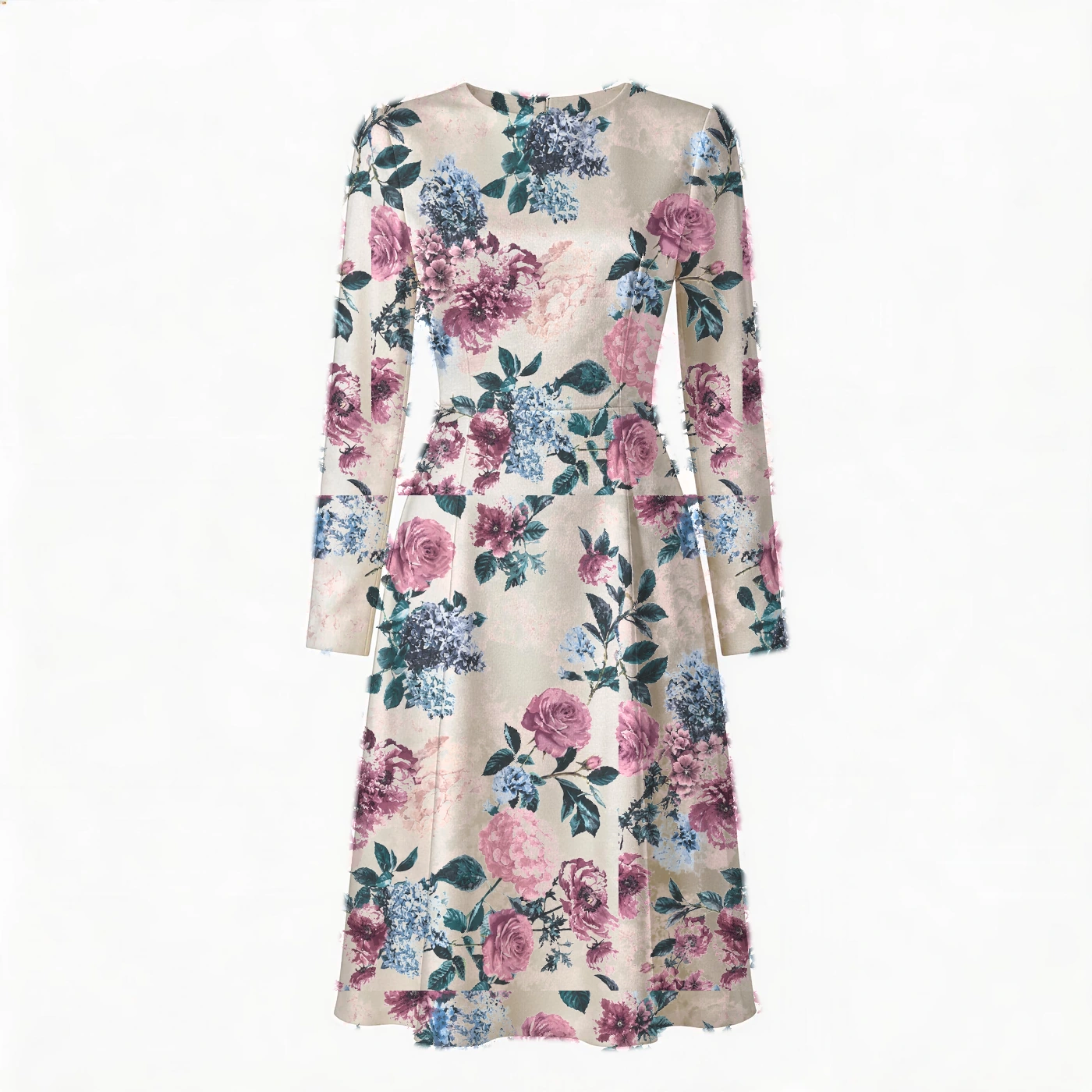 Floral Pattern FL009 Dress mockup