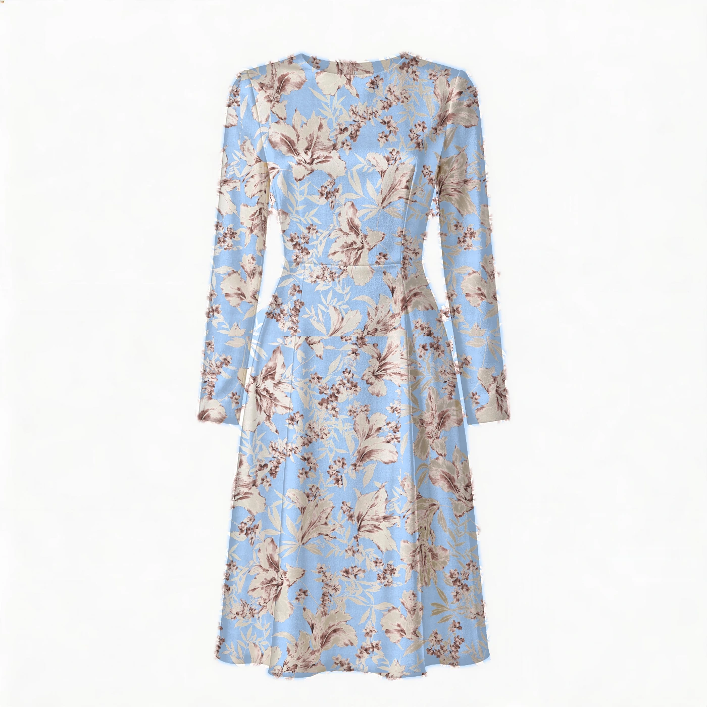 Floral Pattern FL010 Dress mockup