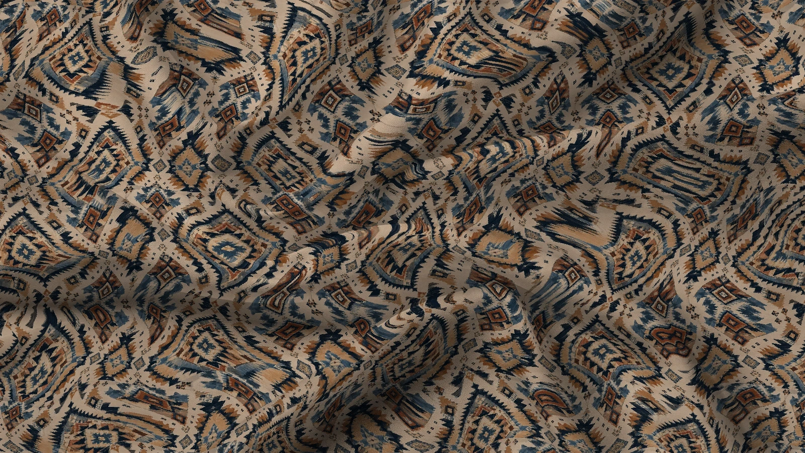 Floral Pattern FL012 Fabric mockup