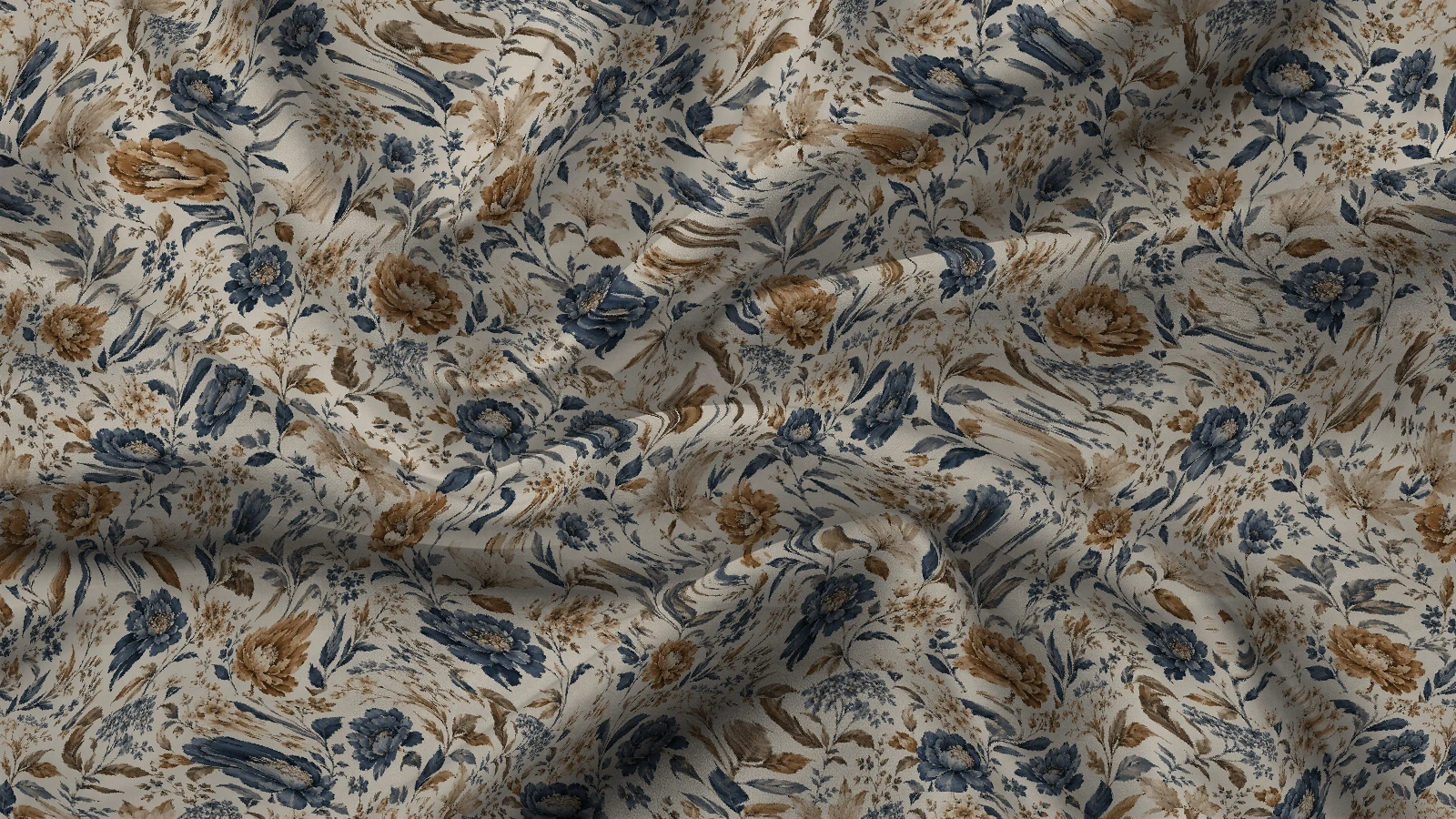 Floral Pattern FL013 Fabric mockup