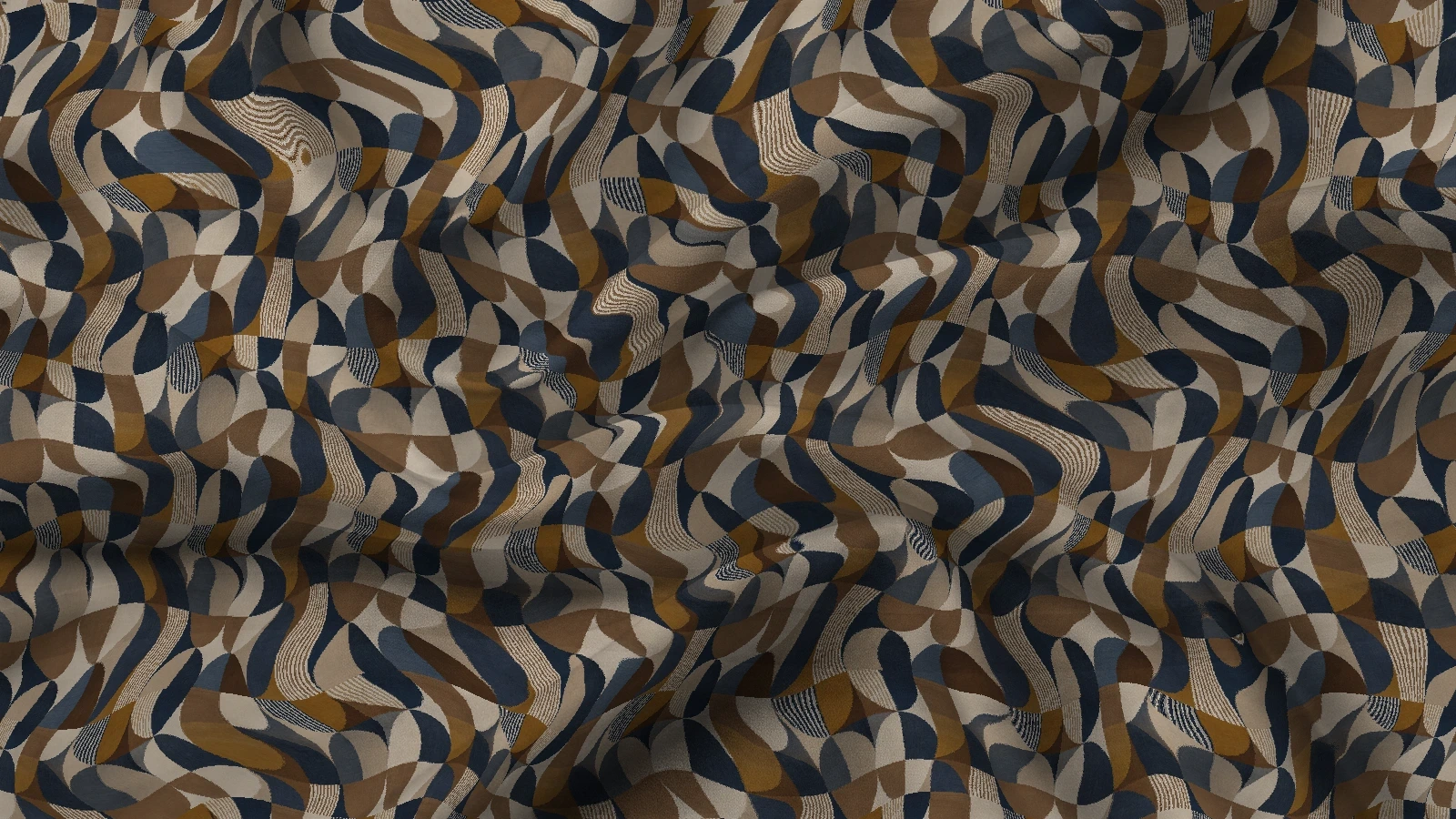 Geometric Pattern JH002 Fabric mockup