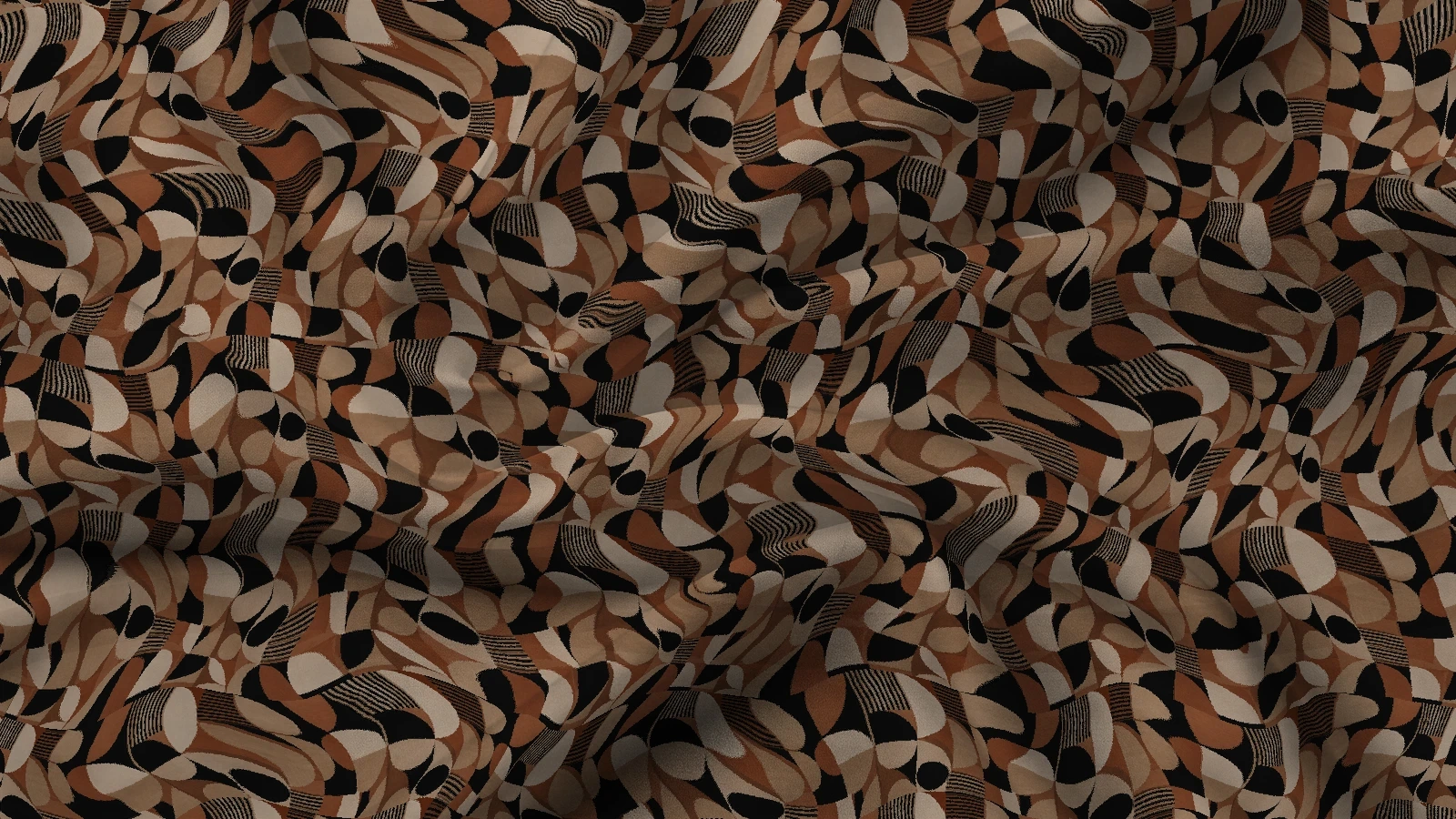 Geometric Pattern JH003 Fabric mockup